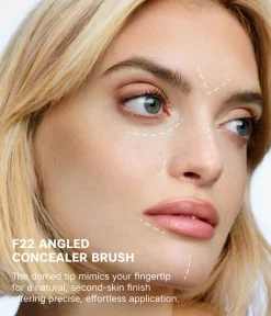 New CAIA Cosmetics ANGLED CONCEALER BRUSH F22